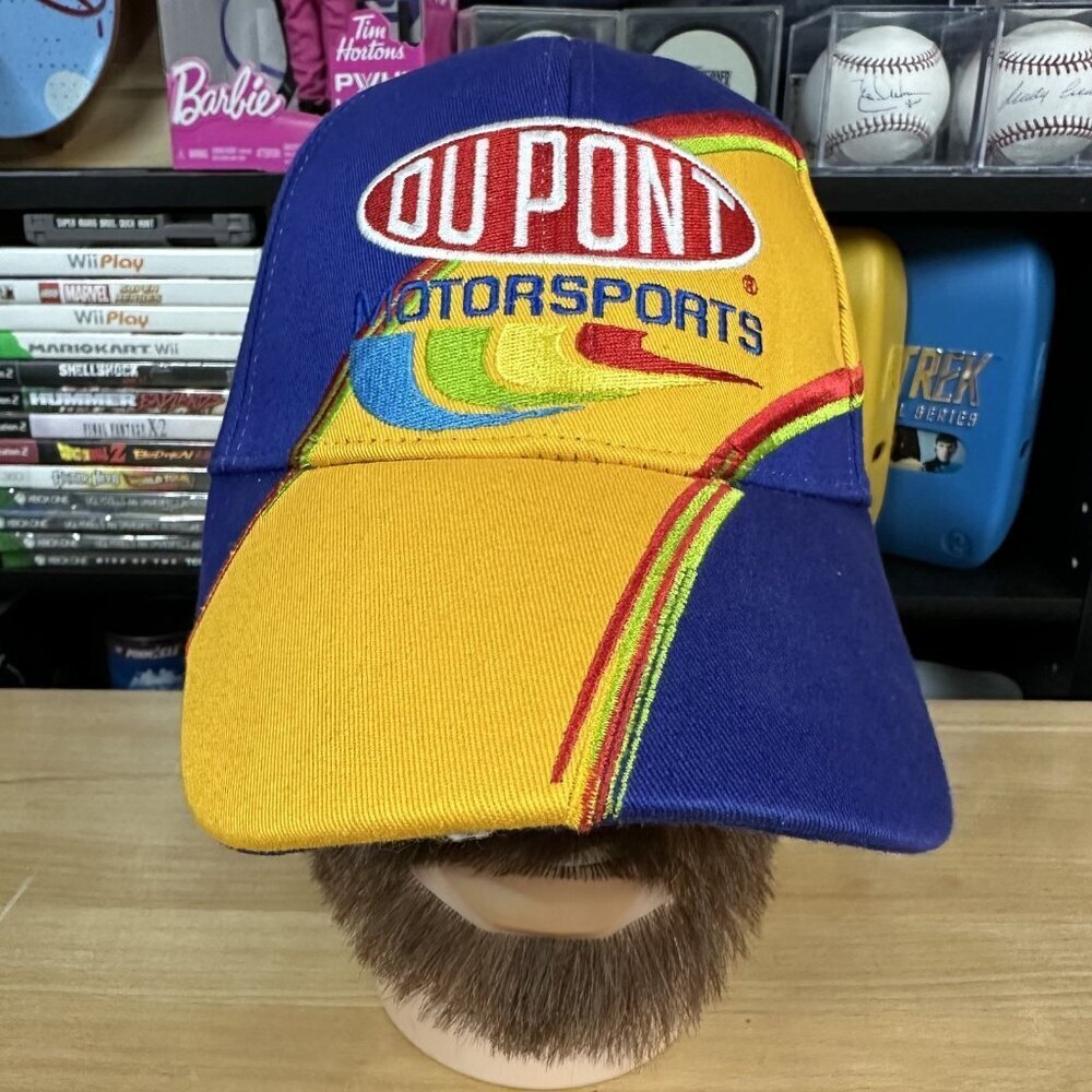 Vintage NASCAR Dupont #24 Jeff Gordon Snapback Hat Chase Authentics